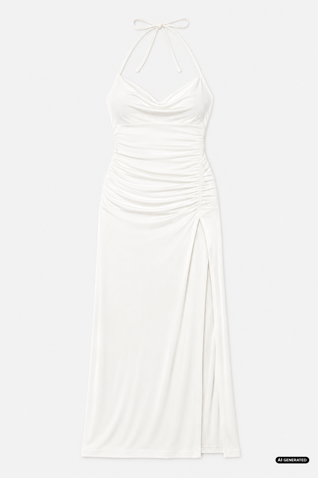 Schulterfreies Maxikleid
