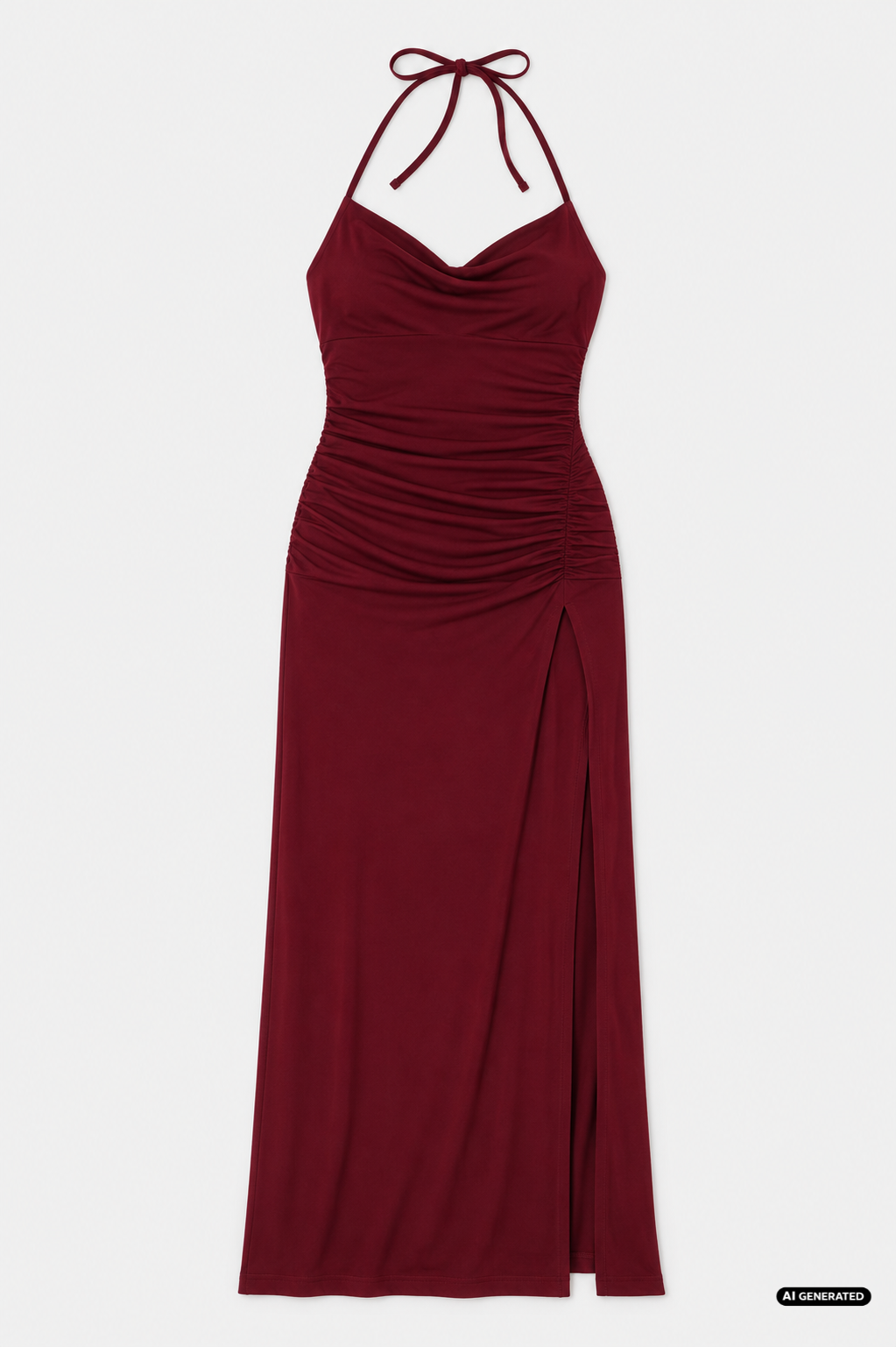 Schulterfreies Maxikleid