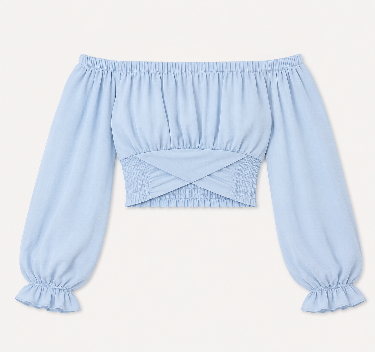 Bauchfreies Off-Shoulder-Top