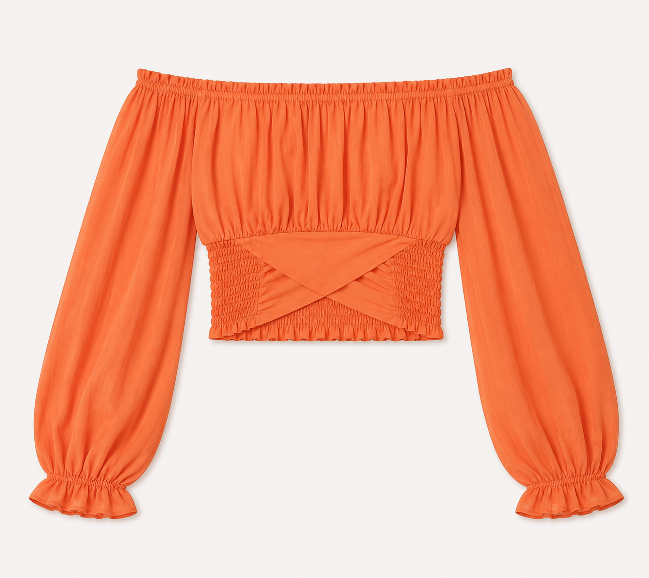 Bauchfreies Off-Shoulder-Top